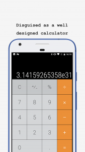 اسکرین شات برنامه Calculator - Photo Vault & Vid 1