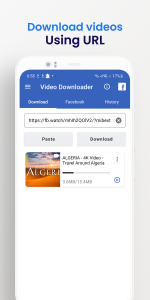 اسکرین شات 1 برنامه Video Downloader for Facebook