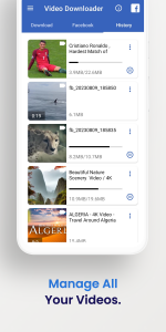 اسکرین شات 4 برنامه Video Downloader for Facebook