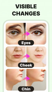 اسکرین شات 8 برنامه Face Yoga Exercises, Skin Care