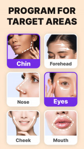 اسکرین شات 2 برنامه Face Yoga Exercises, Skin Care