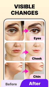 اسکرین شات 8 برنامه Face Yoga Exercises, Skin Care