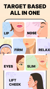 اسکرین شات 2 برنامه Face Yoga Exercises, Skin Care