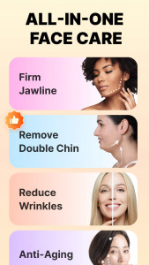 اسکرین شات 2 برنامه Face Yoga Exercises, Skin Care