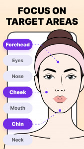 اسکرین شات 2 برنامه Face Yoga Exercises, Skin Care
