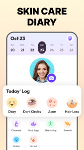 اسکرین شات 5 برنامه Face Yoga Exercises, Skin Care