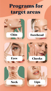 اسکرین شات 3 برنامه Luvly: Face Yoga & Exercise