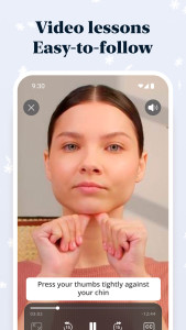 اسکرین شات 6 برنامه Luvly: Face Yoga & Exercise