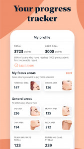 اسکرین شات 7 برنامه Luvly: Face Yoga & Exercise