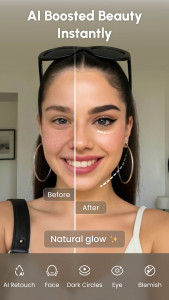 اسکرین شات 1 برنامه FacePic Face Editor, Hair, Age