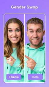 اسکرین شات برنامه FacePic Face Editor, Hair, Age 5