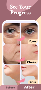 اسکرین شات 8 برنامه Face Yoga & Facial Exercises