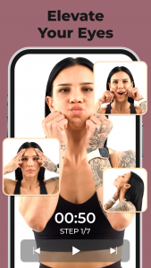اسکرین شات 4 برنامه Face Yoga & Facial Exercises