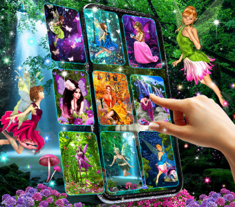 اسکرین شات برنامه Fairy live wallpaper 1