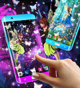 اسکرین شات 2 برنامه Fairy live wallpaper