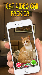 اسکرین شات 1 برنامه cat call you - fake video call