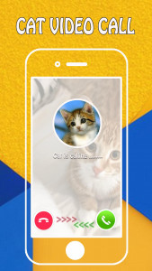 اسکرین شات 8 برنامه cat call you - fake video call