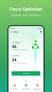 اسکرین شات 1 برنامه Fancy Optimizer & Antivirus
