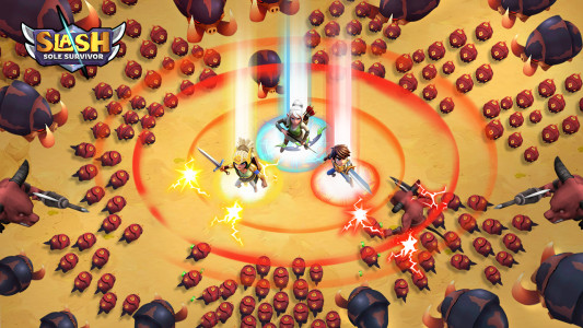 اسکرین شات 1 بازی Slash.io: Sole Survivor