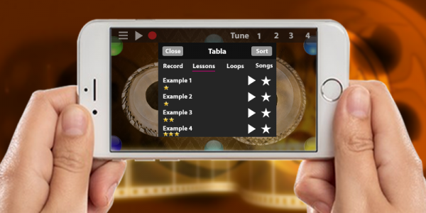 اسکرین شات برنامه Tabla & Piano : Indian musical instrument for fun 2