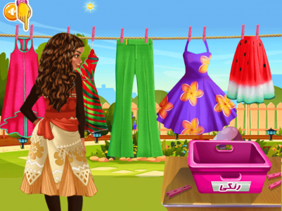 اسکرین شات بازی لباس شویی موانا 2