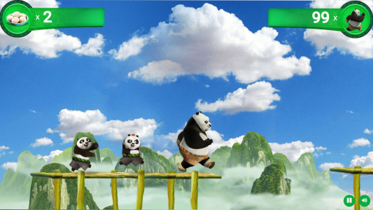 اسکرین شات بازی بازی پاندای کونگ فو کار 3