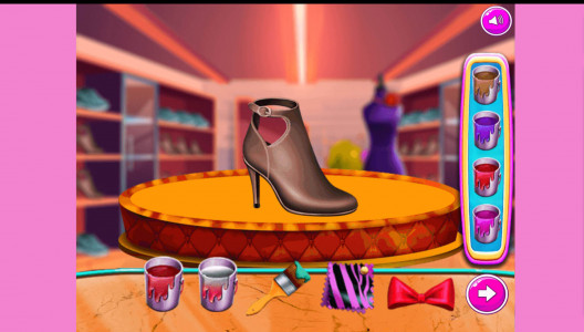 اسکرین شات بازی بازی دخترانه طراحی کفش دختر کفشدوزکی 1