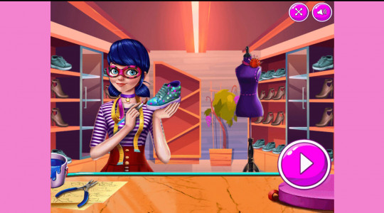 اسکرین شات بازی طراحی کفش دختر کفشدوزکی 3