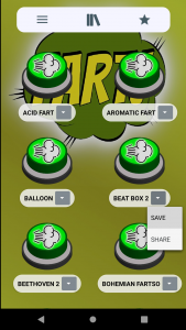 اسکرین شات برنامه Fart Sounds Prank Soundboard 3