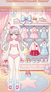 اسکرین شات 1 بازی Dress Up! Shining Anime Star