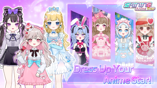 اسکرین شات 3 بازی Dress Up! Shining Anime Star