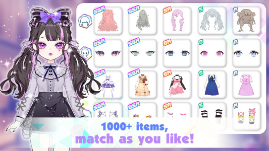 اسکرین شات 7 بازی Dress Up! Shining Anime Star