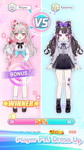 اسکرین شات 4 بازی Dress Up! Shining Anime Star