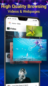 اسکرین شات 3 برنامه Web Browser & Fast Explorer