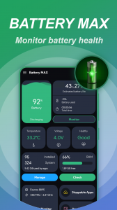 اسکرین شات 1 برنامه Battery MAX - Smart Charging