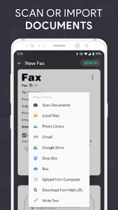 اسکرین شات برنامه Fax App: Send fax from phone, receive fax document 6