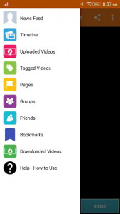 اسکرین شات برنامه Video Downloader for Facebook 4
