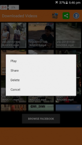اسکرین شات برنامه Video Downloader for Facebook 5