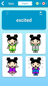 اسکرین شات 2 برنامه Emotions Cards : Learn English