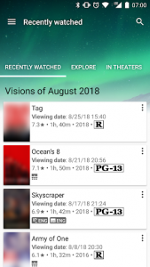 اسکرین شات برنامه MoviesFad - Your movie manager 6