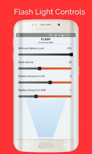 اسکرین شات برنامه Flash On Call and SMS 4