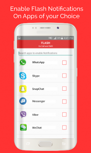 اسکرین شات برنامه Flash On Call and SMS 3