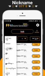 اسکرین شات برنامه Nickname Generator 2021 ⚡ Nicknames For Free F 2