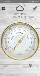 اسکرین شات 1 برنامه Professional barometer