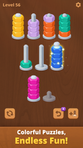 اسکرین شات 3 بازی Nut Sort Puzzle: Sorting Games