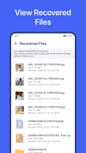 اسکرین شات 4 برنامه FileRecovery - Restore photos