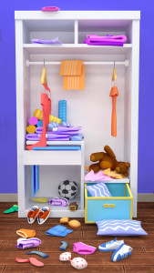 اسکرین شات بازی Fill the Closet: Organize Game 1