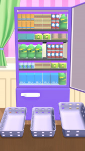 اسکرین شات 5 بازی Fill Up Fridge：Organizing Game