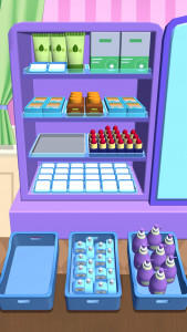 اسکرین شات 2 بازی Fill Up Fridge：Organizing Game