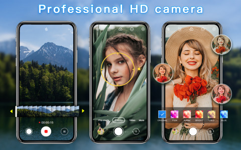 اسکرین شات برنامه HD Camera - Filter Cam Editor 2